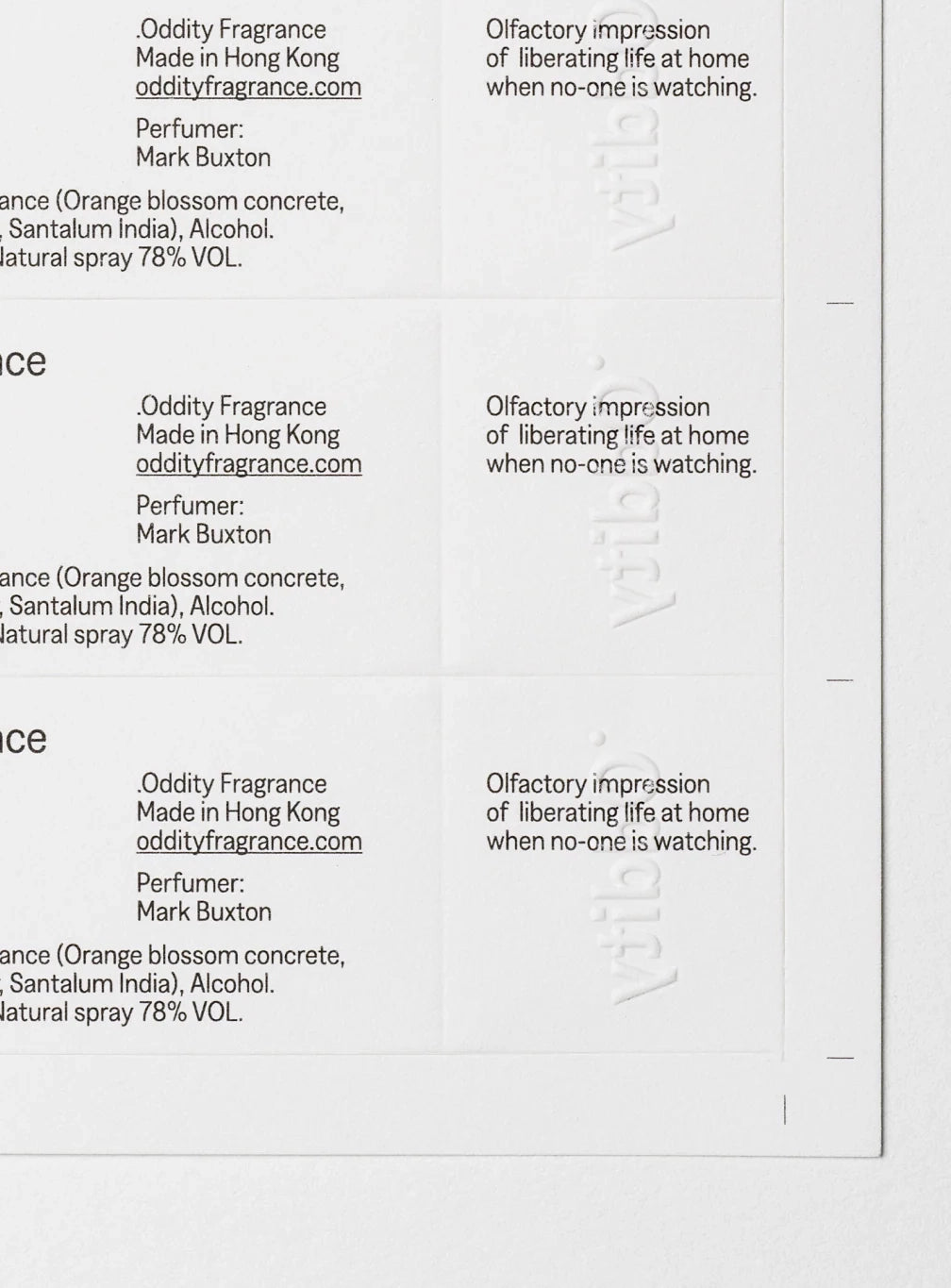 ODDITY Naked Dance extrait de perfume