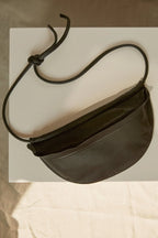 MARAI Sling Bag - Natural/Black Leather