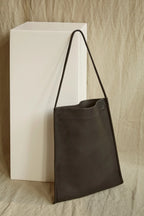 MARAI Tote Bag - Natural/Black Leather
